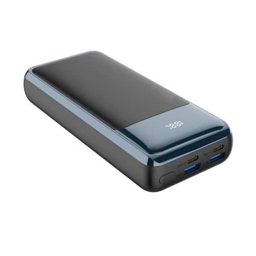 Batterie externe – RIVACASE – VA1080 – 30 000 mAh – Smart OUTPUT – Noir