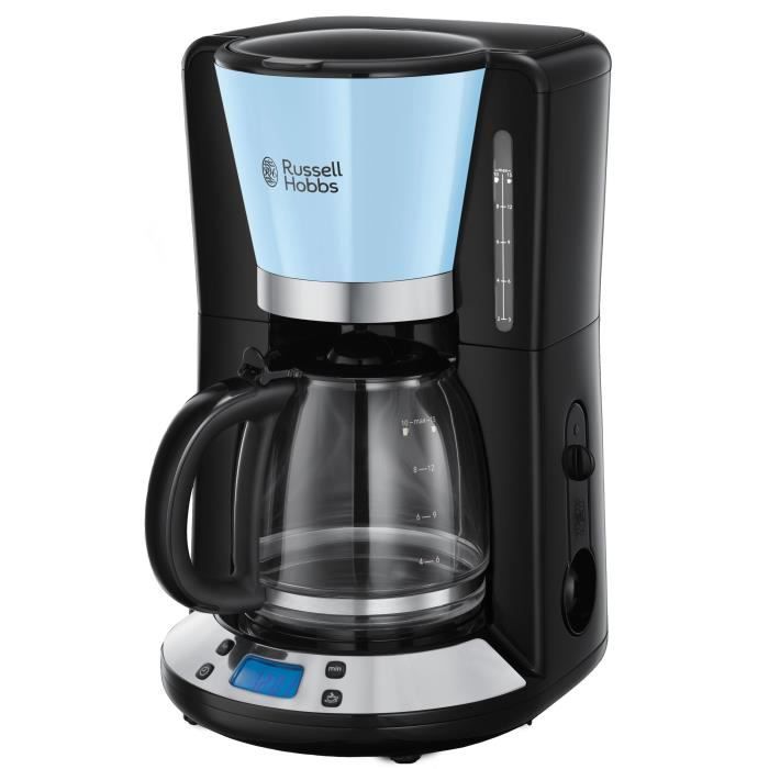 Cafétière filtre vintage machine à café 15 tasses noir 1000W Clatronic KA 3689