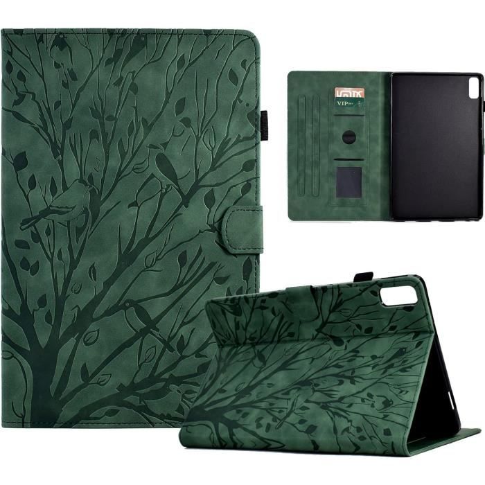 Housse étui Pour Tablette Telekom T Tablet 2 10.1" - Fonction Support, Veille Automatique - Noir, Cuir Synthétique