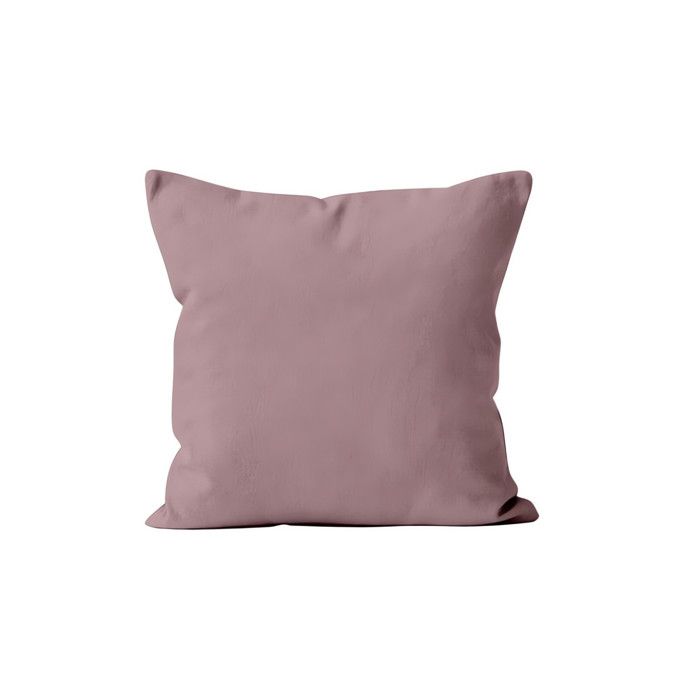 Coussin Déhoussable Alix Rouge 40x40 Cm - Polyester, Lavable Machine - Décoration Salon Ou Chambre