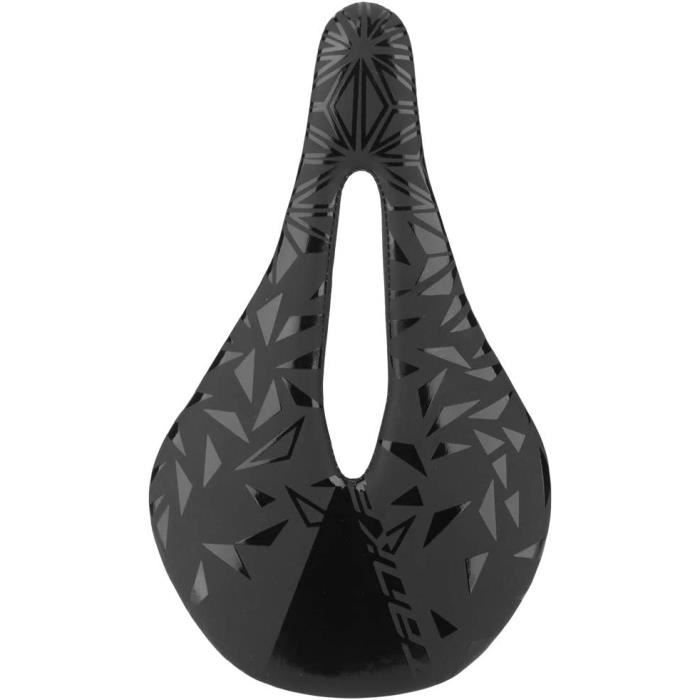Selle De Vélo Course WEST BIKING En Fibre De Carbone T800 - Coussin ETPU, Creux, Noir - 141g