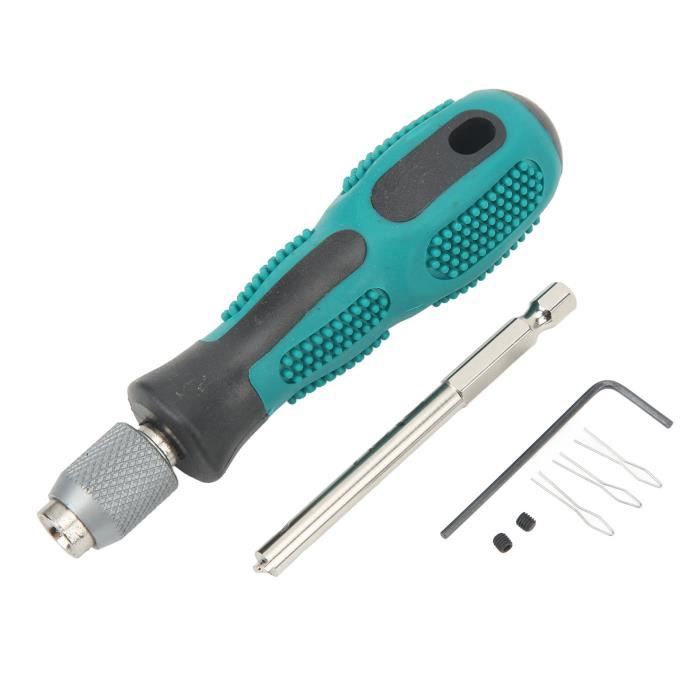 Tournevis à rayons de jante de vélo - SURENHAP - Outil de rayon de vélo - Acier inoxydable - Blanc