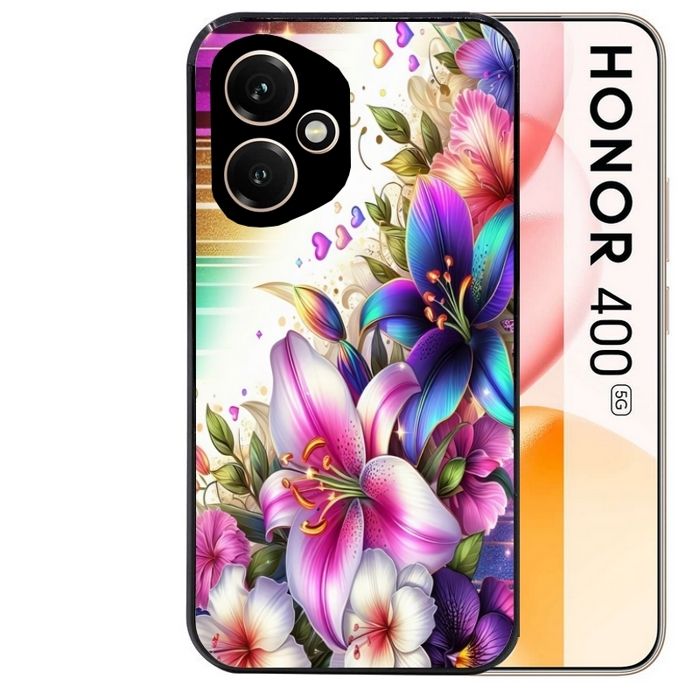 Coque Silicone IPhone 4/4S - Motif Papillon Vert Fluo - Protection Souple - Neuf Sous Blister