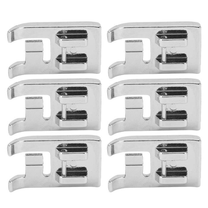 Pieds De Biche Machine à Coudre - Lot De 6 En Acier Inox - Compatible Brother, Singer, Janome - 4 Tailles
