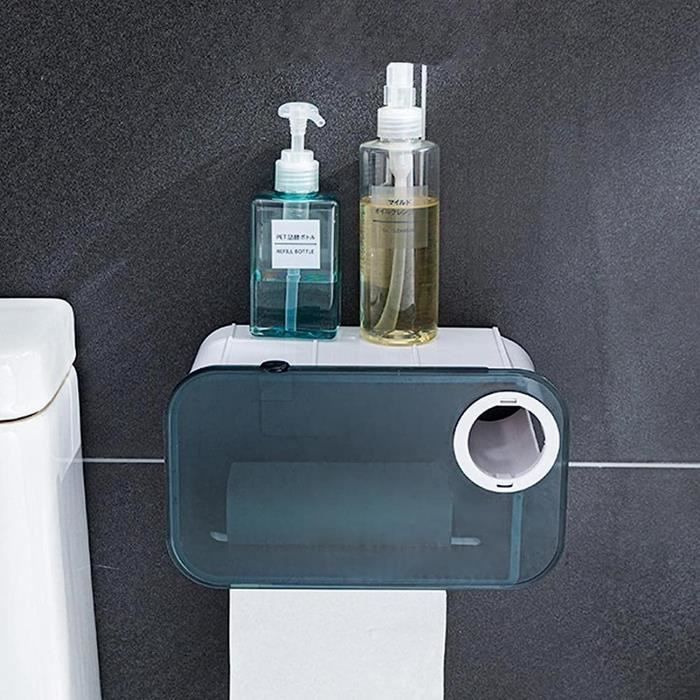 étagère Toilette Avec Couvercle ELIHGTBY - Rangement Papier Toilette Pliable 42L En Bambou - Avec Couvercle Et Fenêtre De Visualisation, Imperméable, Gain De Place (42x18.5x52cm) Panier WC Pliable Bambou