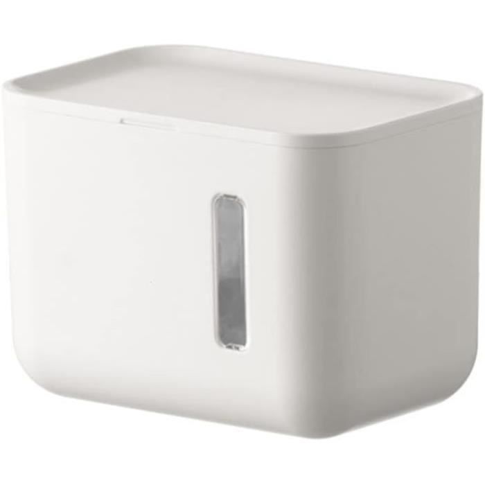 Porte-rouleaux Papier Toilette Mural Sans Perçage - Blanc, 3 Rouleaux - Support Adhésif Puissant Pour Salle De Bain