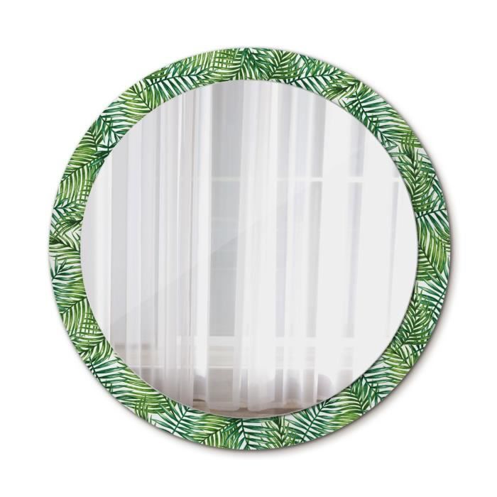 Miroir Rond LED Ø100cm Tulup | Miroir Mural Éclairage 3 Températures - Salon/SDB