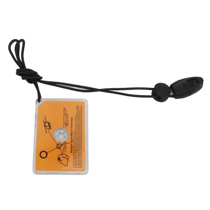Miroir De Survie Acrylique Réfléchissant - Outil De Signalisation D'urgence - Pour Randonnée, Camping, Ski - KIMISS