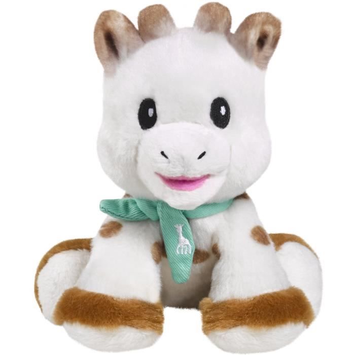 VULLI Sophie la girafe + Doudou avec attache-sucette  pas cher