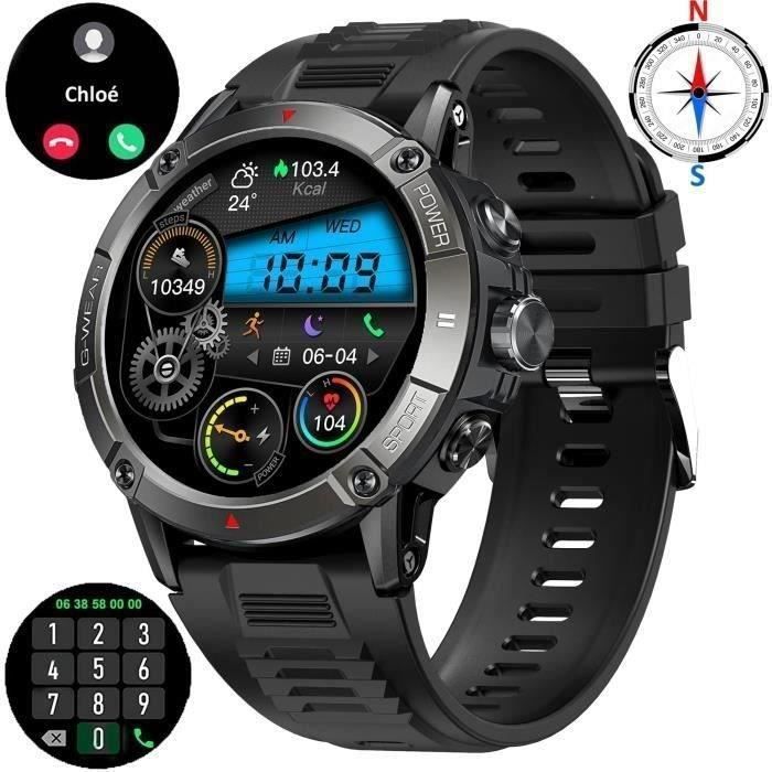 Montre Connectée Homme Militaire 1,52\