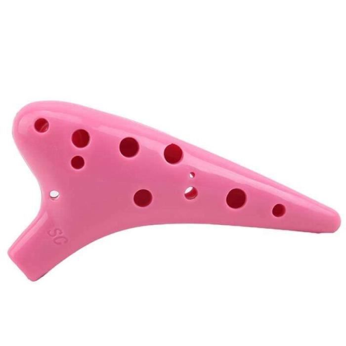 Rm04361OCARINA.Résine Ocarina à 12 trous en plastique,Alto C réglage