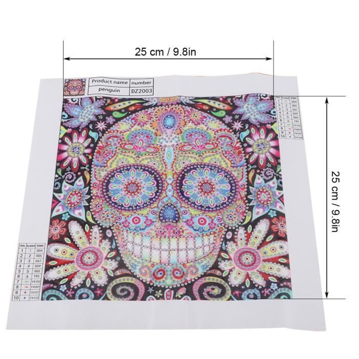 SOURMO Tableau De Peinture Diamant De Table Pour Halloween, Kit De Peinture Diamant Acrylique