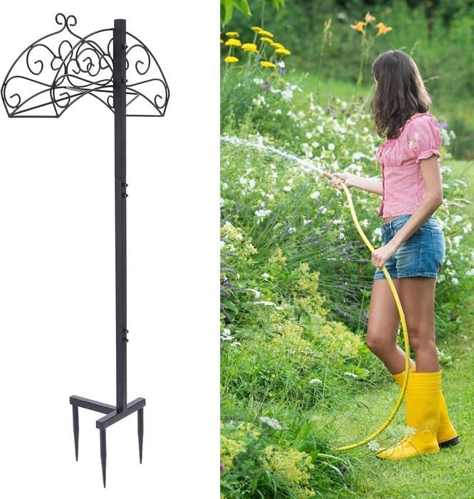 Support De Tuyau D'Arrosage, Support Pour Tuyaux De Jardin Sur Pied En — free download