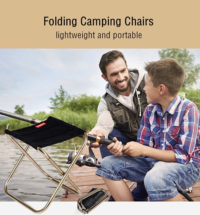 Chaise de sac à dos mini légère pliable chaise de camping portable compacte pour extérieur, camping, voyage, plage, pique-nique, festival, randonnée, tabouret pliant BtT737 (noir, taille unique Chaise de sac à dos mini légère pliable chaise de camping portable compacte pour extérieur, camping, voyage, plage, pique-nique, festival, randonnée, tabouret pliant BtT737 (noir, taille unique