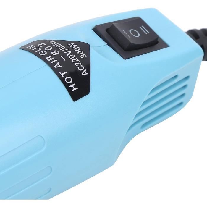 Pistolet à Air Chaud 1600W - Pour Soudure Plastique PVC/PE, Réglable 30-680°C, Professionnel Ou Bricoleur Avancé
