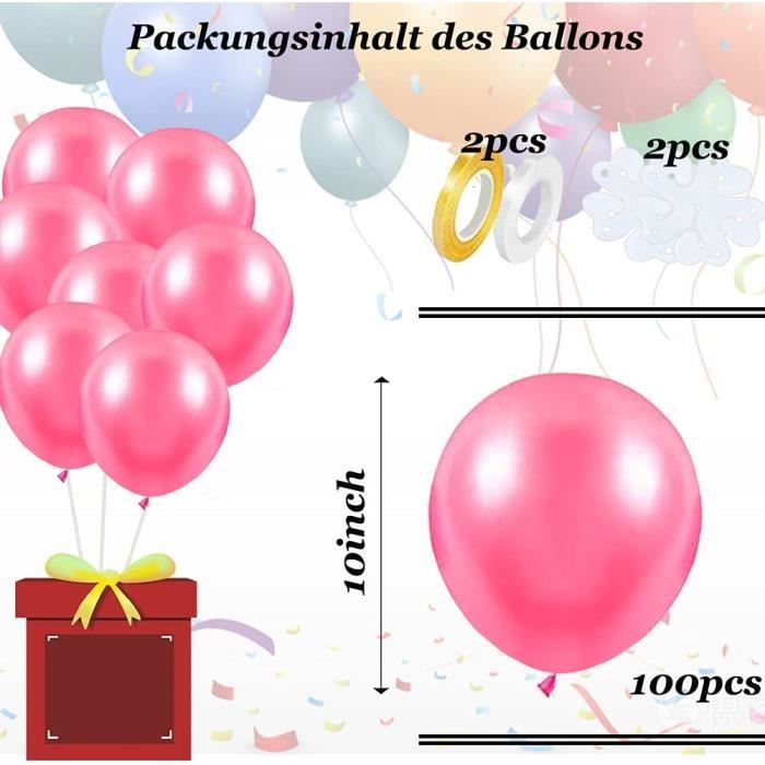 100 ballon rose - Cdiscount