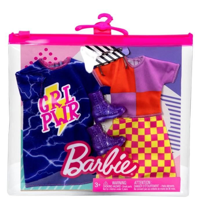 Ensemble de sport imprimé 2 pièces - Rose vif/Barbie - ENFANT