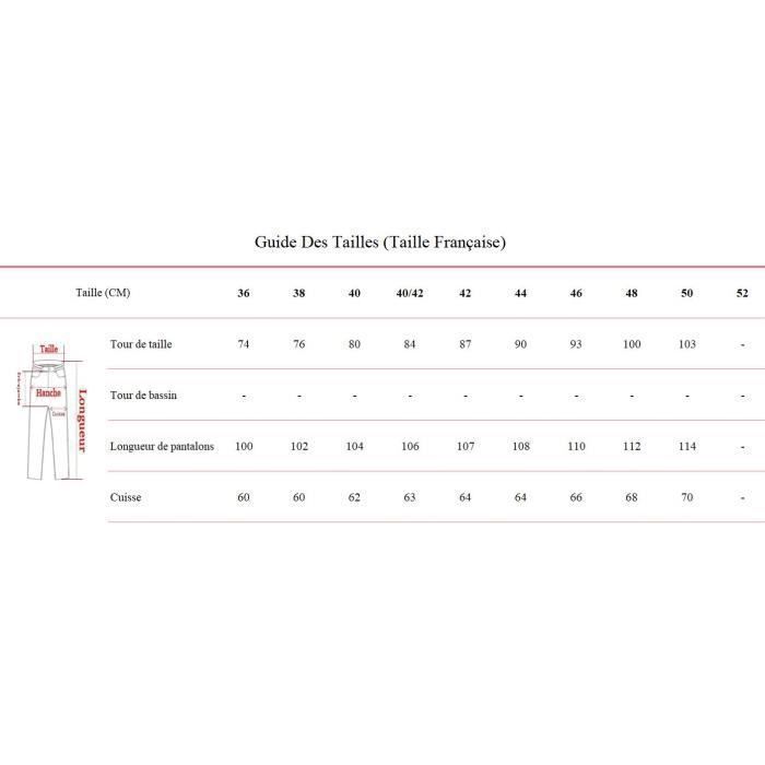 Guide taille pantalon dockers deals