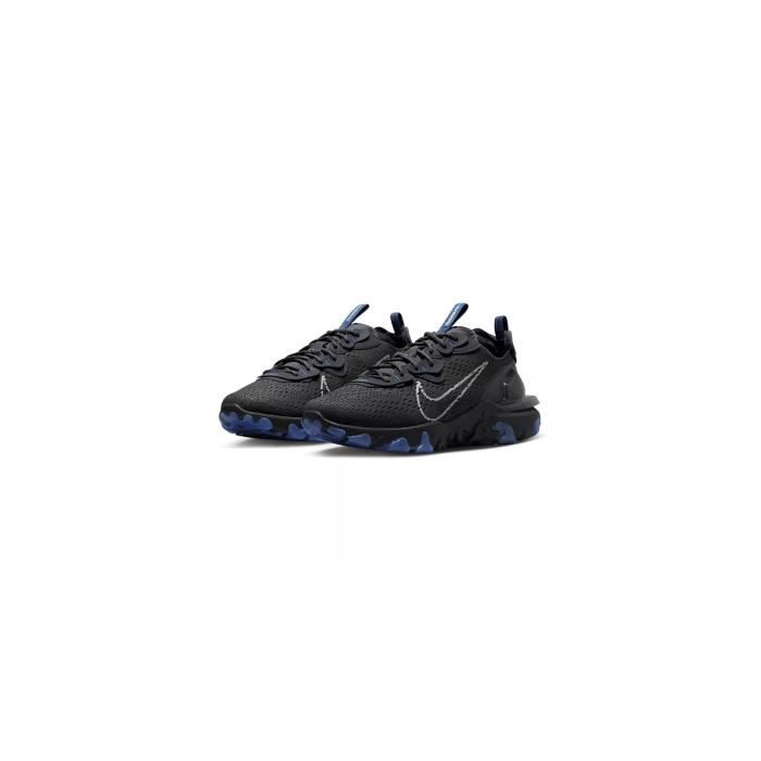 Basket NIKE REACT VISION Homme Noir Bleu Tige en mesh et synthetique Semelle en caoutchouc souple Bleu Cdiscount Chaussures