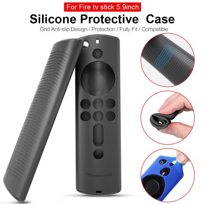 Qiilu Coque de protection télécommande en silicone lumineux pour Stick ...
