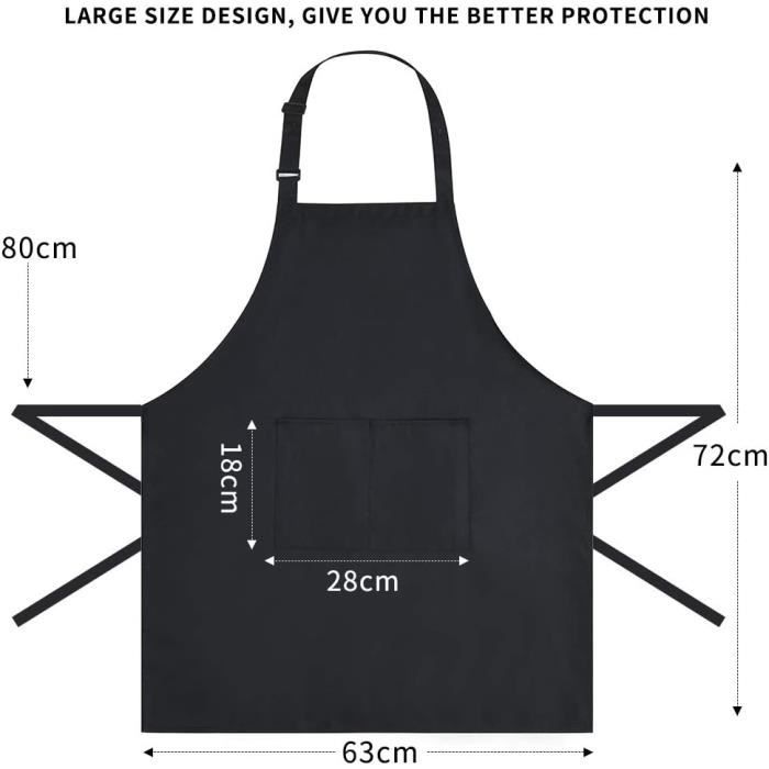 Joli Tablier pour Femmes avec Poches, Tablier de Cuisine Confortable, Parfait pour Café, Pâtisserie, Jardinage, Cuisine, Rouge Joli Tablier pour Femmes avec Poches, Tablier de Cuisine Confortable, Parfait pour Café, Pâtisserie, Jardinage, Cuisine, Rouge