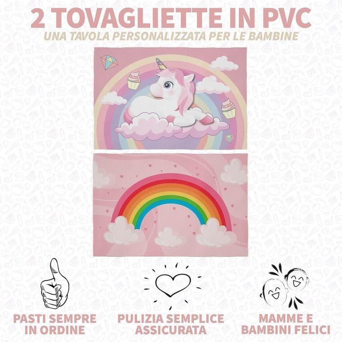 Bureau des licornes et des arcs en ciel