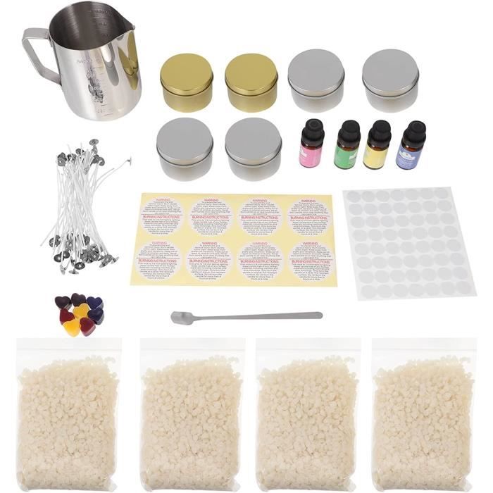 ZEROMX Kit De Fabrication De Bougies Pour Adultes Débutants