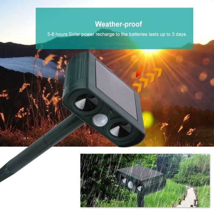 Cikonielf Défenseur des animaux Solaire Infrarouge Burst Ultrasonique — free download