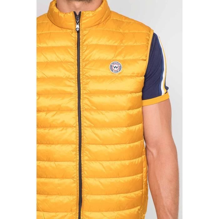Doudoune sans manches Homme SHELTER WAXX Jaune moutarde Polyester Fermeture eclair Jaune moutarde Cdiscount Pret a Porter