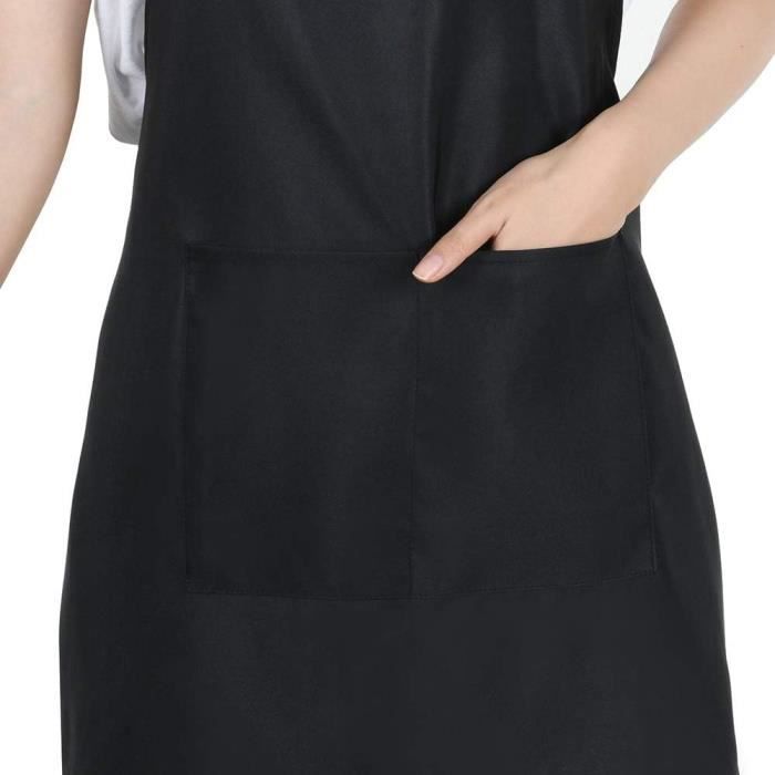 Tablier De Cuisine MaYee Adulte - Réglable, 2 Poches, Résistant Aux Gouttes - Pour Chef, BBQ, Jardinage