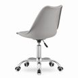 Chaise pivotante ALBA - gris-3