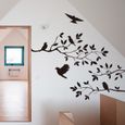 TD® Stickers muraux artistiques en forme d'oiseau tendance et contemporain embellir décoration intérieur unique salon chambres-3