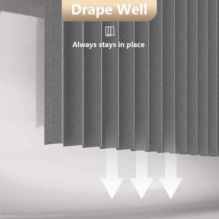 Icegrey Rideau De Douche Magnétique Pliable 100x200cm Gris - Imperméable Anti-Éclaboussures
