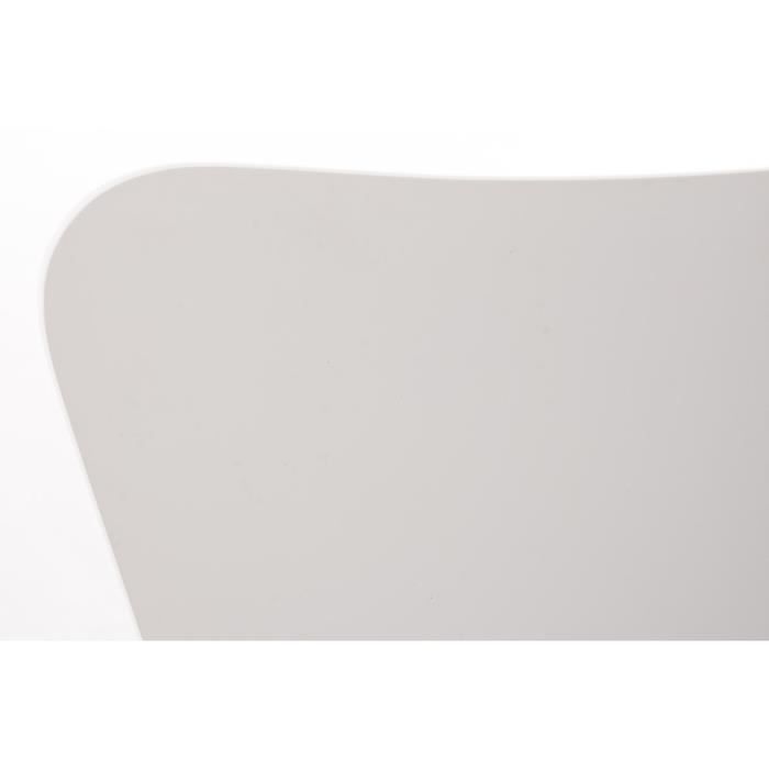 Lot De 4 Chaises Calisto Bois Et Métal - Assise 44x35cm - Empilables - Charge 120kg