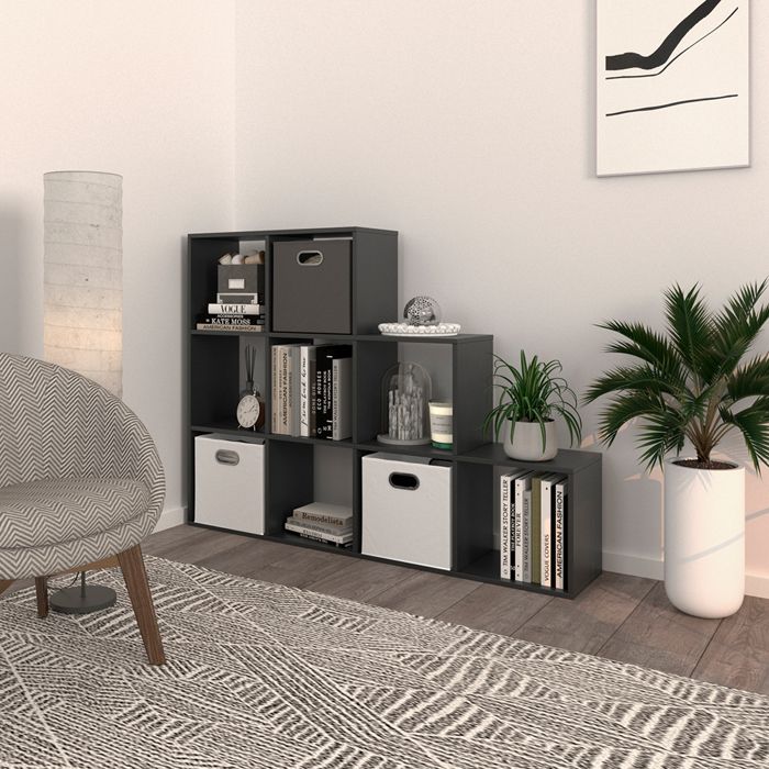 Meuble étagère rangement livre séparateur de pièce biblio - Ciel & terre