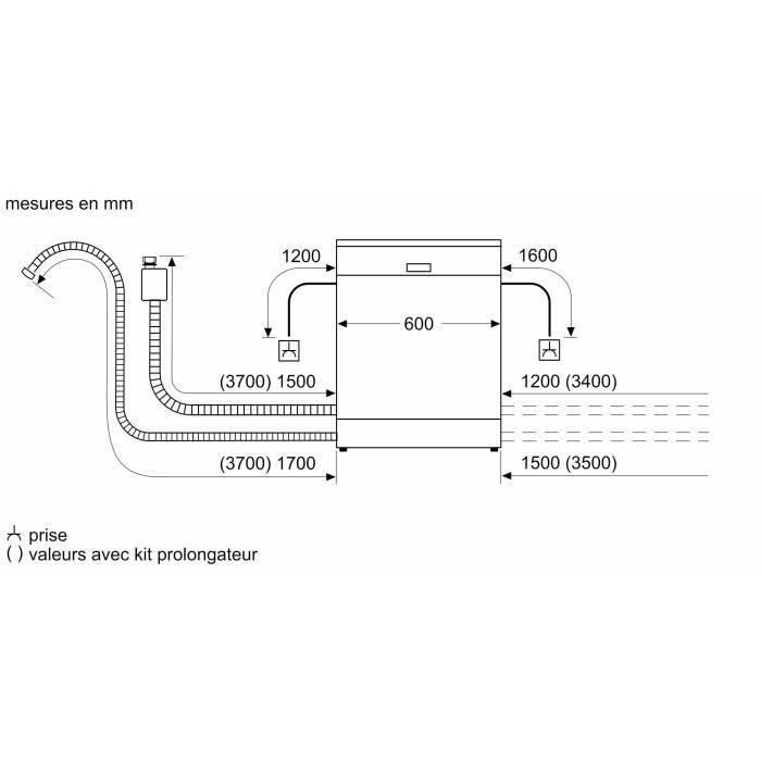 SMS4ETW00E Lave-vaisselle pose-libre | Bosch Electroménager France