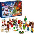 Calendrier de l'Avent LEGO City 60352 - Figurine Père Noël - Cadeau pour Enfants-0
