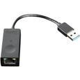 LENOVO Carte Gigabit Ethernet pour Ordinateur/Notebook/Tablette - USB 3.0 - 1 Port(s) - 1 - Paire torsadée-0
