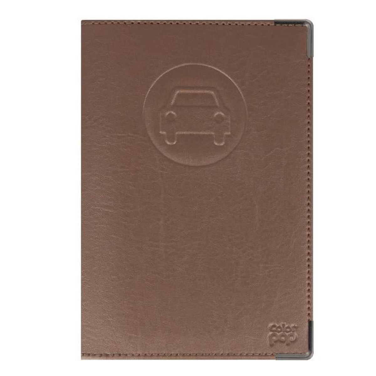 Noir Porte Papier Voiture Etui PERMIS Carte Grise Assurance Fabrication Francaise