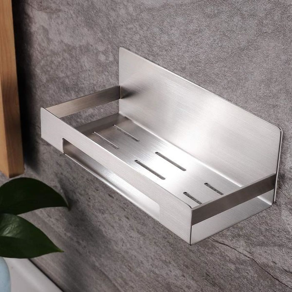 Étagère de Douche Auto-adhésif Panier Douche Sans Perçage Etagère Salle de Bain