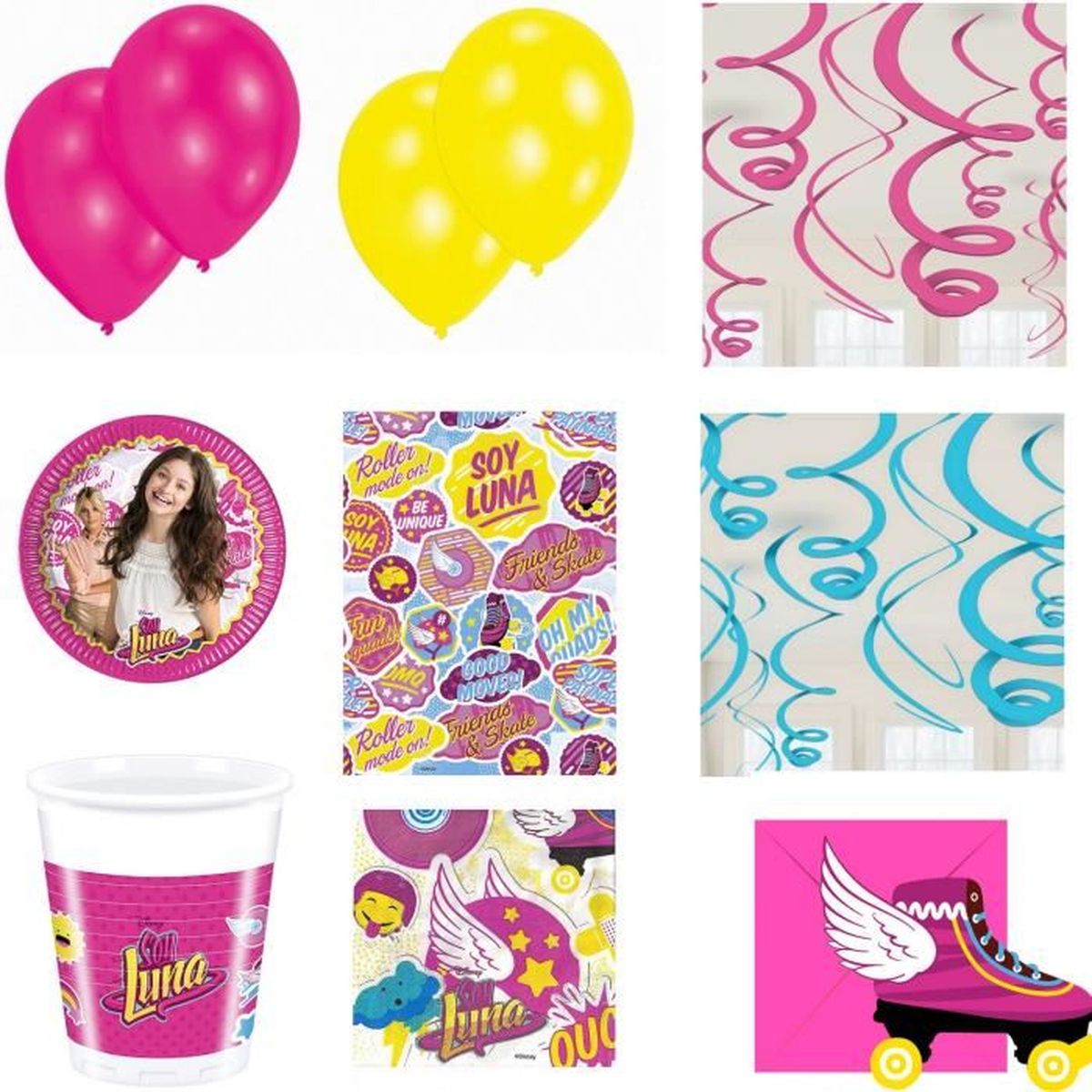 Kit Anniversaire Soy Luna Pour 8 Cdiscount Maison