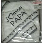 FRUIT DE MA PASSION Sortie de bain, ensemble bebe Cape avec gant, idee cadeau naissance - BcGr-JP bébé NISSANOU