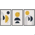 Décoration murale - HXA DECO - Levitation Trio - Bleu - Contemporain - Design