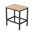 IPOTIUS Lot de 4 Fauteuil Chaises Noir Plastique Scandinave Chaise de Salle à manger