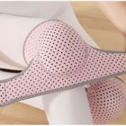 KALAVIKA Genouillère Danse Antidérapant Réglable Attelle Genou pour Arthrite Tennis Ballet Danse Yoga Rugby Basketball Course à Pied, L Rose