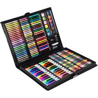 Kit de peinture 168 pièces pour enfants Kit de peinture pour enfants Crayons de couleur pour adultes et enfants Outils de 598