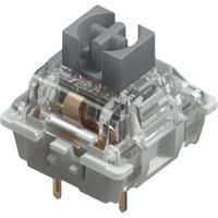 Pack de Switches Gateron KS-9 G Pro pour Claviers Mécaniques | Plate Mounted | Switch Lubrifiés Gateron Pro Speed Silver,65 Pcs