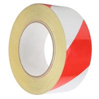 Ruban adhésif de sécurité - VBESTLIFE - Rouge Blanc - Longueur 6m - PVC