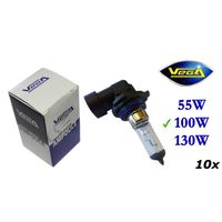 10 ampoules Vega® Halogène 'Maxi' HB4 9006 100W P22d 90° Marque Française 12V