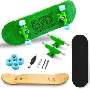 SKATEBOARD - LONGBOARD Set de skateboard en bois vert/vert/bleu – Planche